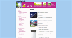 Desktop Screenshot of lenartz.be